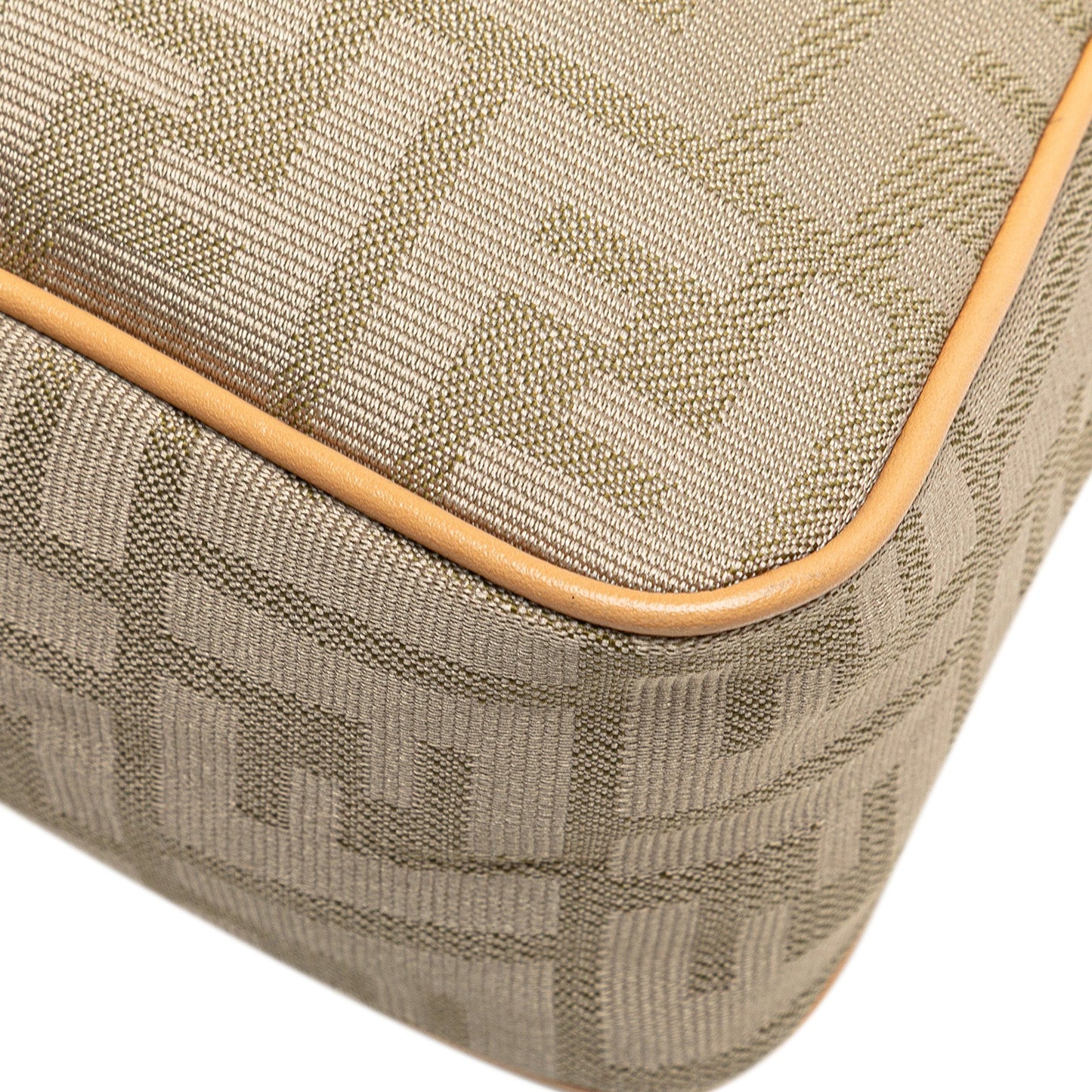 Fendi Zucca Canvas Shoulder Bag