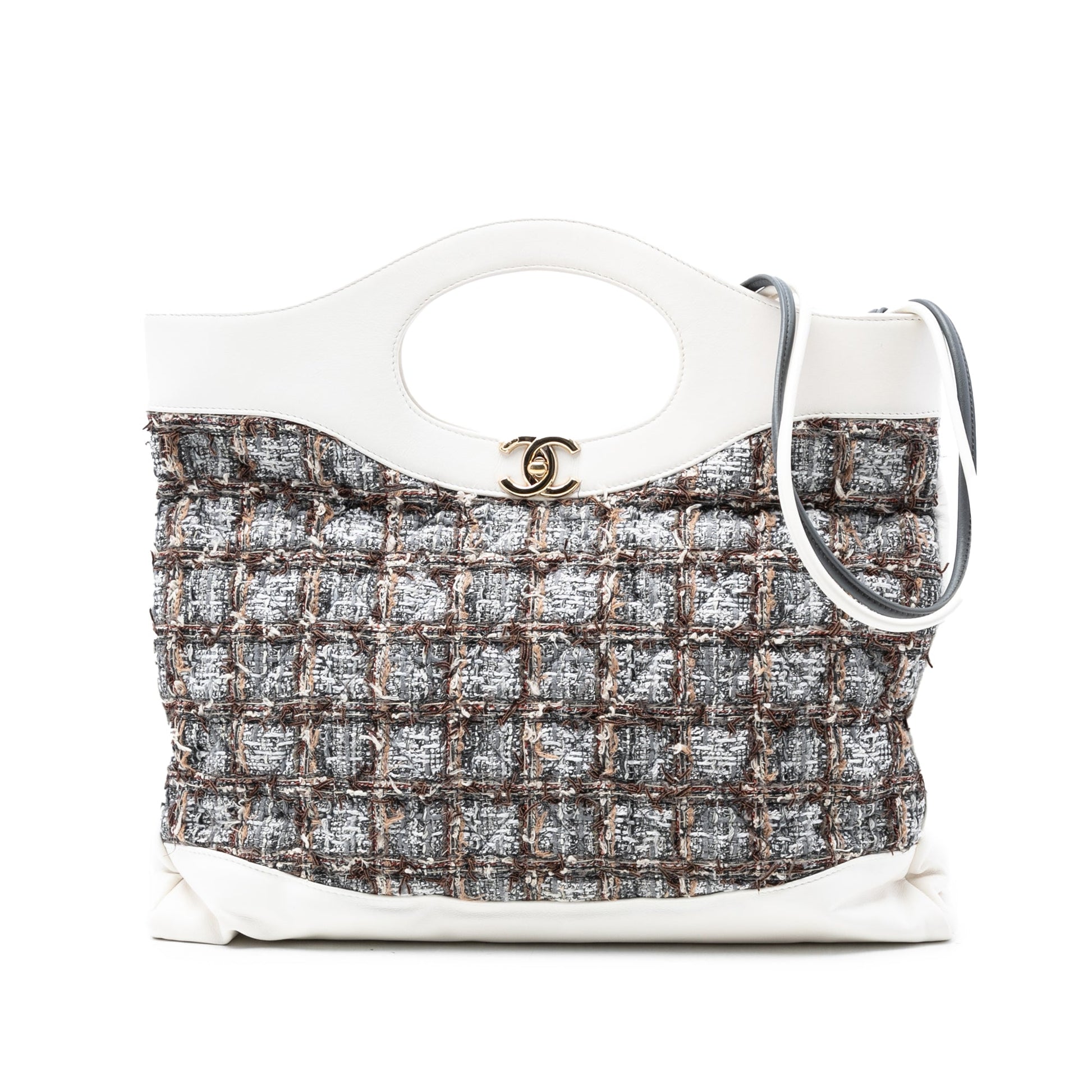 Chanel Large Tweed 31 Shopping Bag