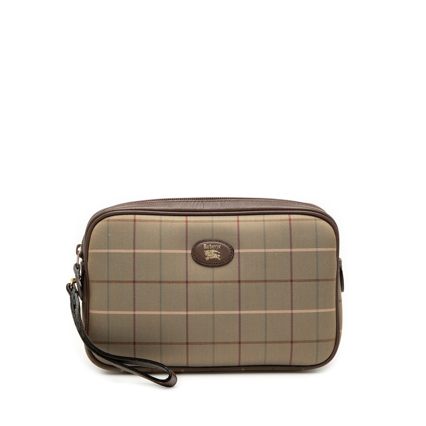 Burberry Vintage Check Canvas Clutch