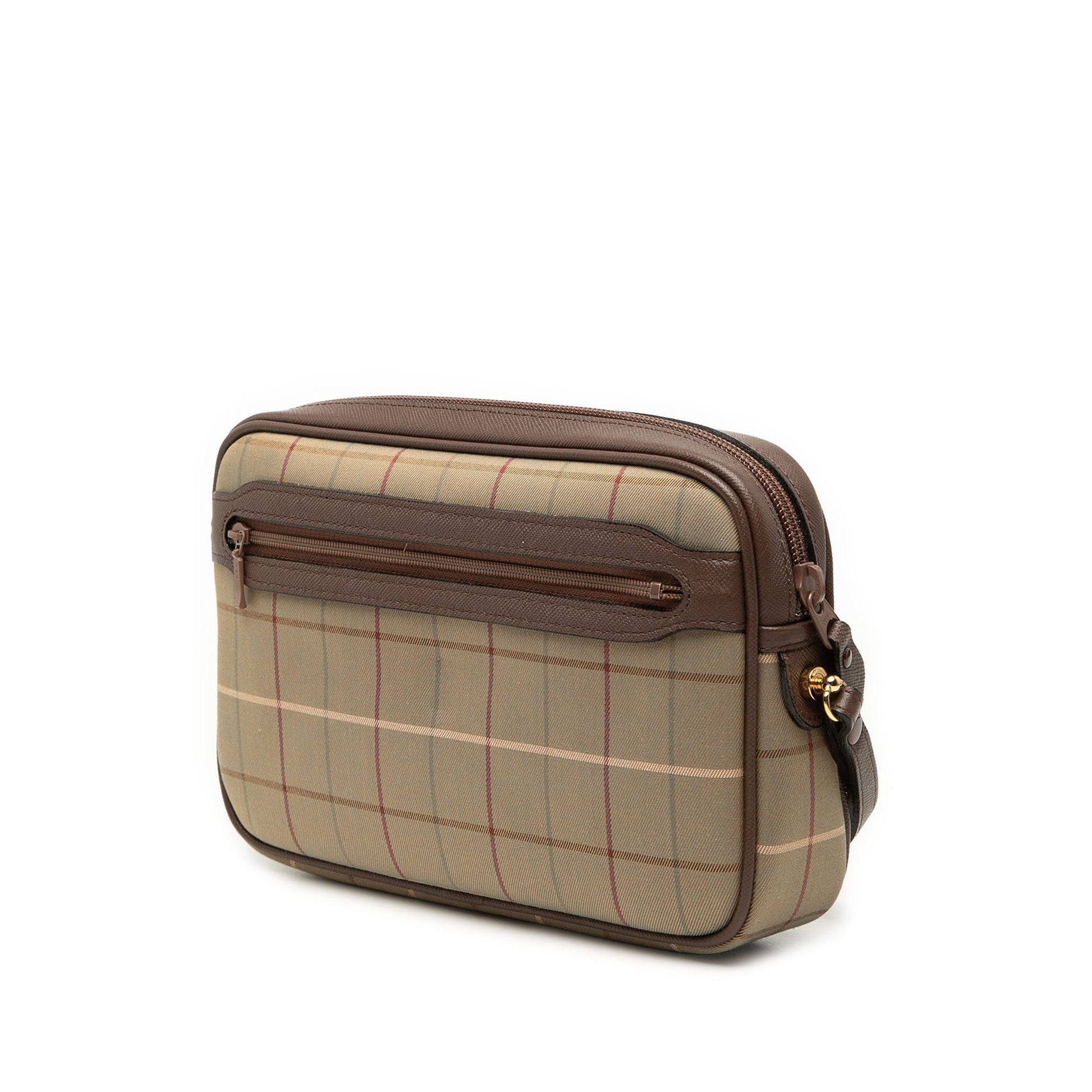 Burberry Vintage Check Canvas Clutch