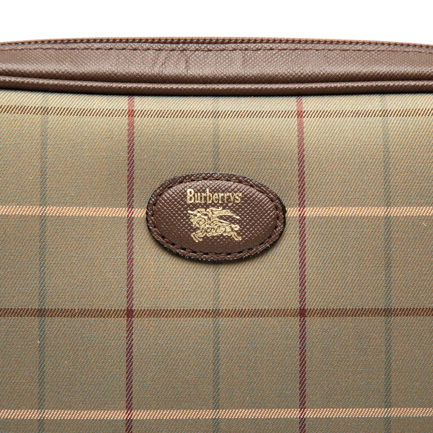 Burberry Vintage Check Canvas Clutch