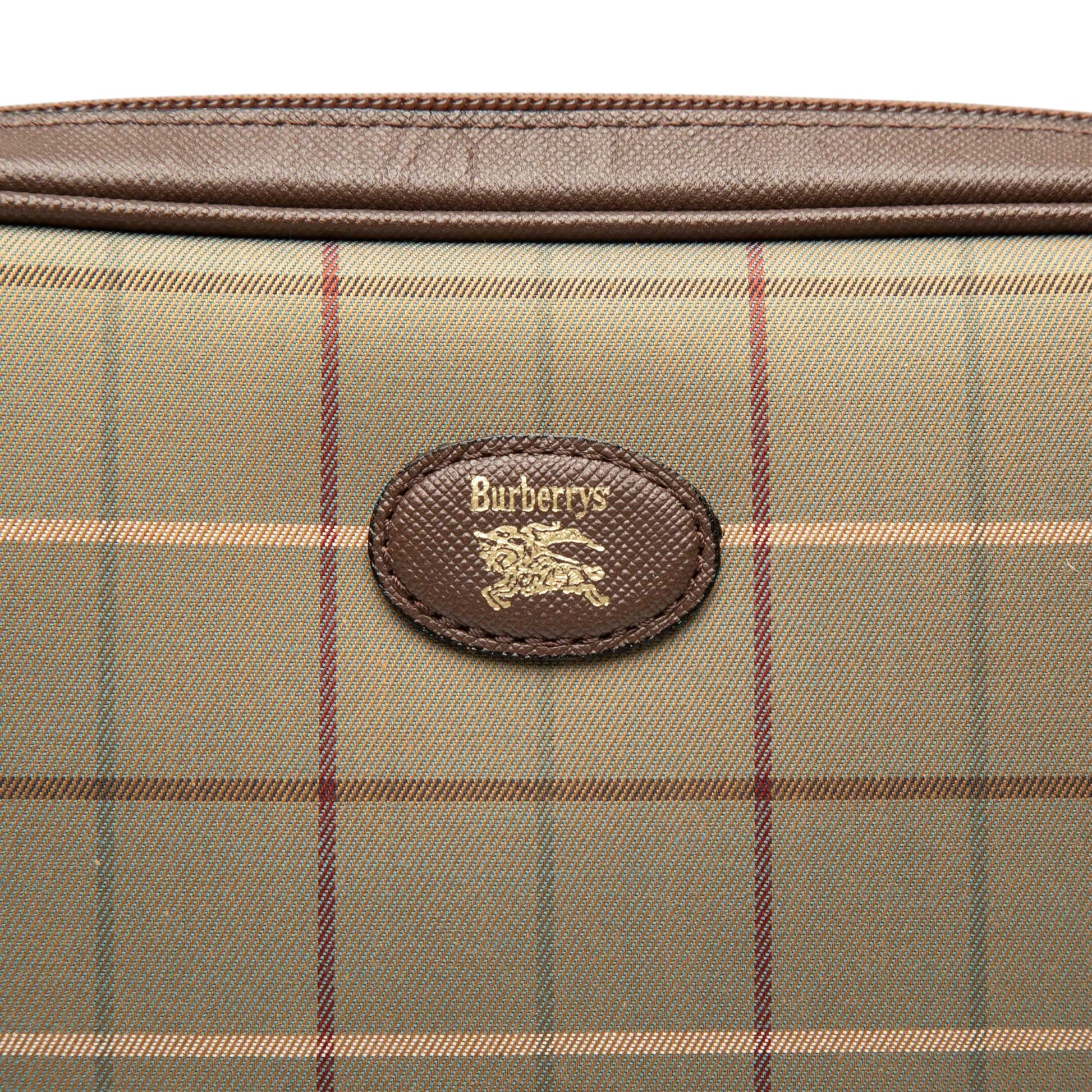 Burberry Vintage Check Canvas Clutch