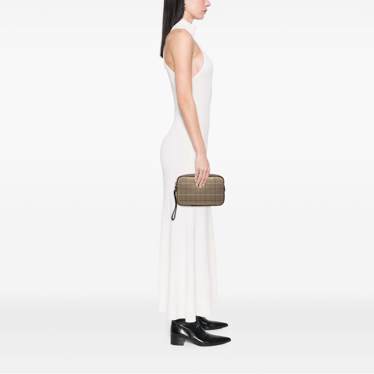 Burberry Vintage Check Canvas Clutch
