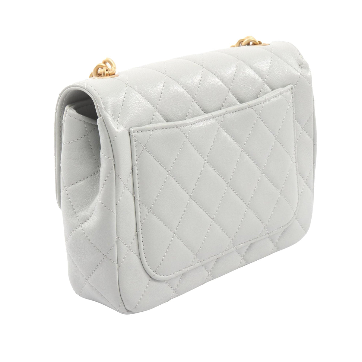 Chanel Diamond Quilt Lambskin Flap Bag
