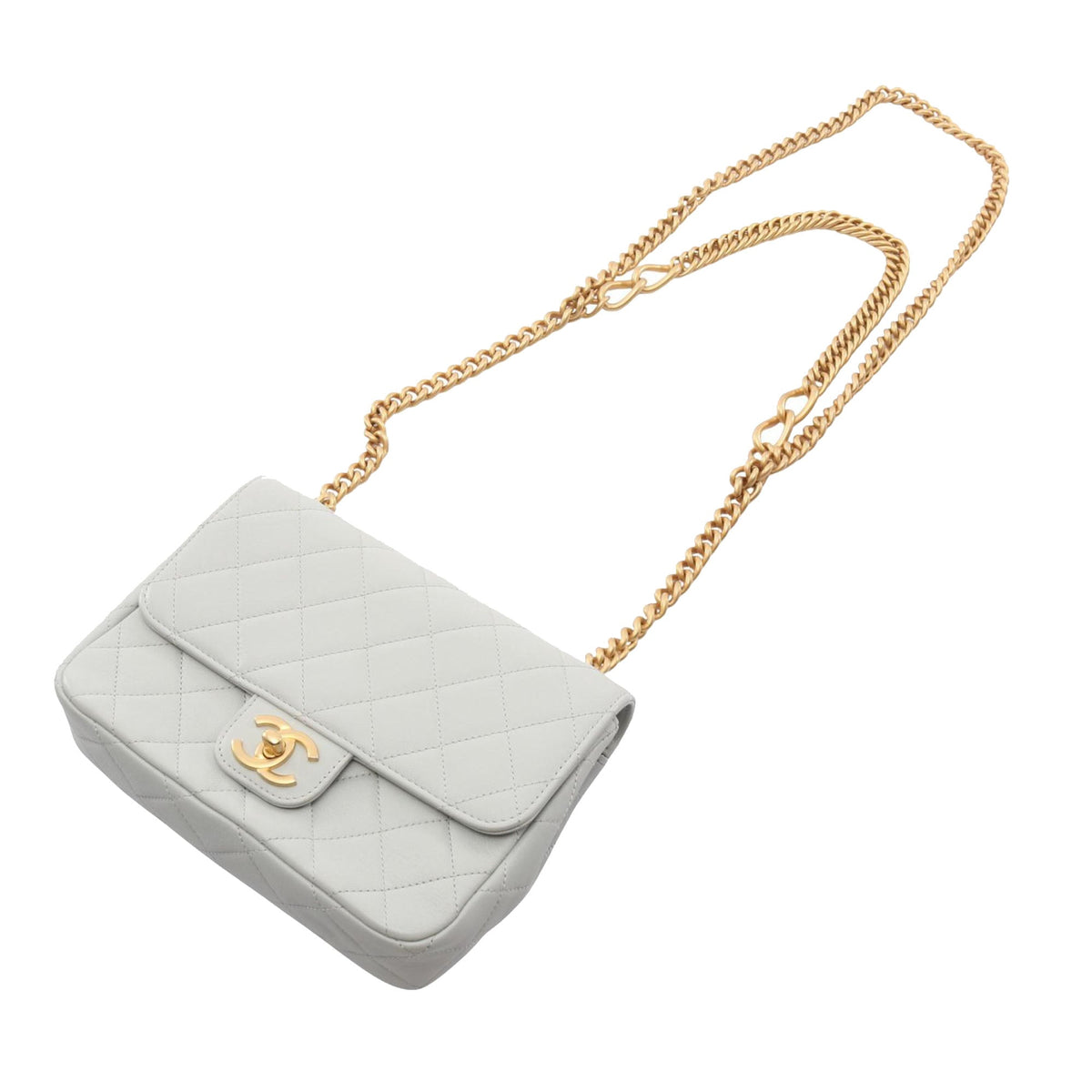 Chanel Diamond Quilt Lambskin Flap Bag