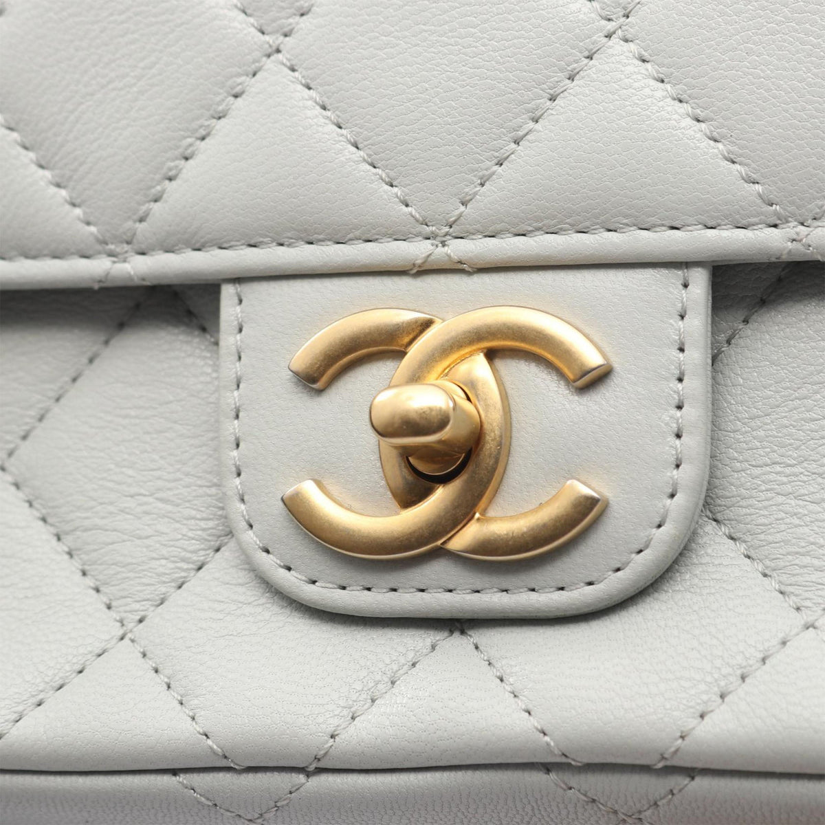 Chanel Diamond Quilt Lambskin Flap Bag