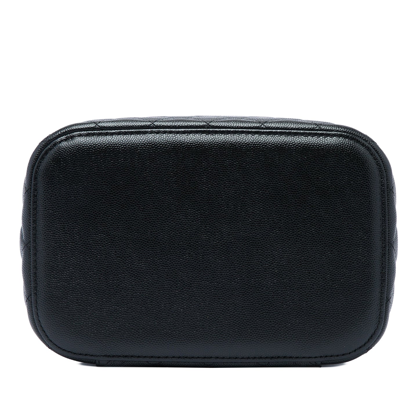 Chanel CC Quilted Caviar Vanity Case