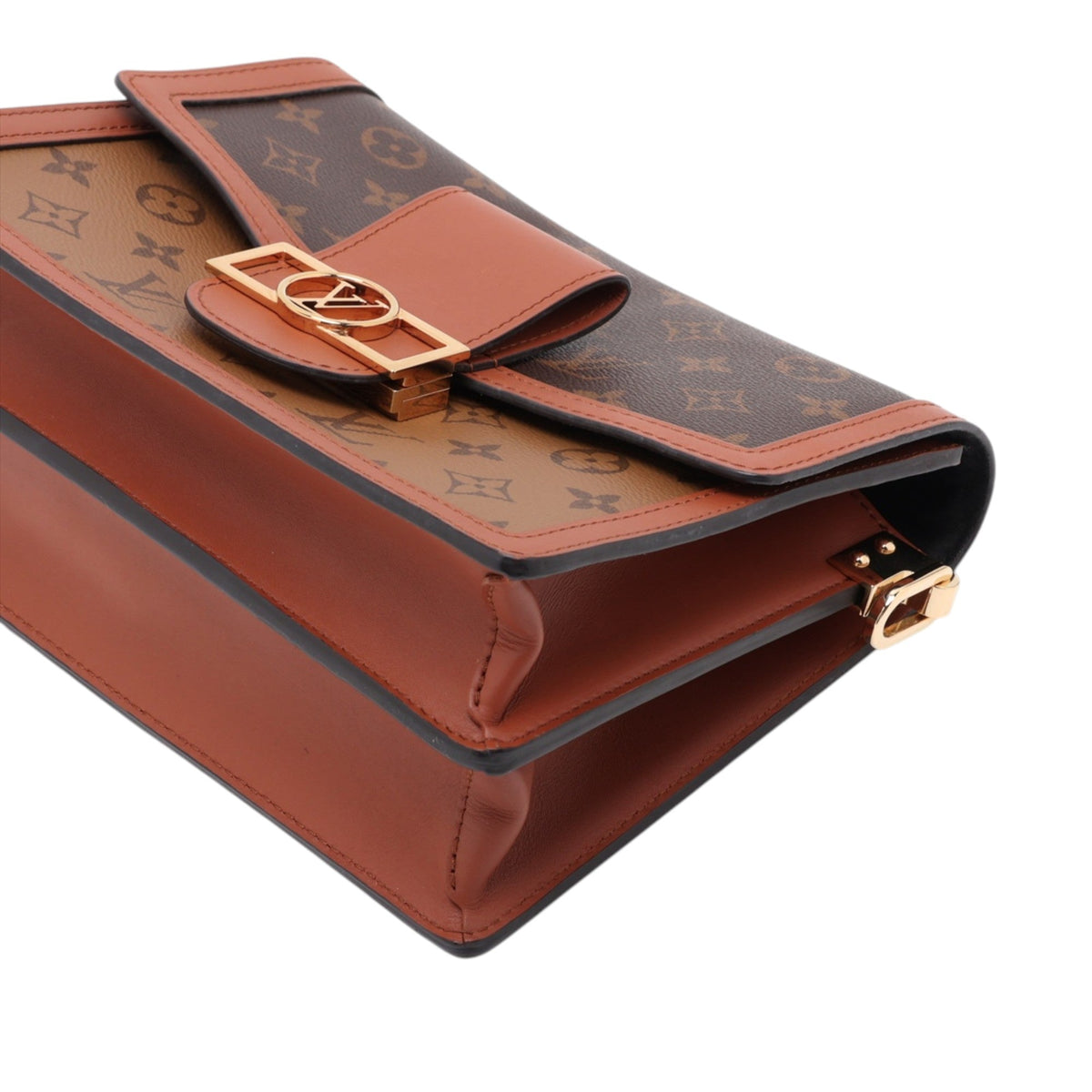 Louis Vuitton Monogram Reverse Dauphine MM — Brown