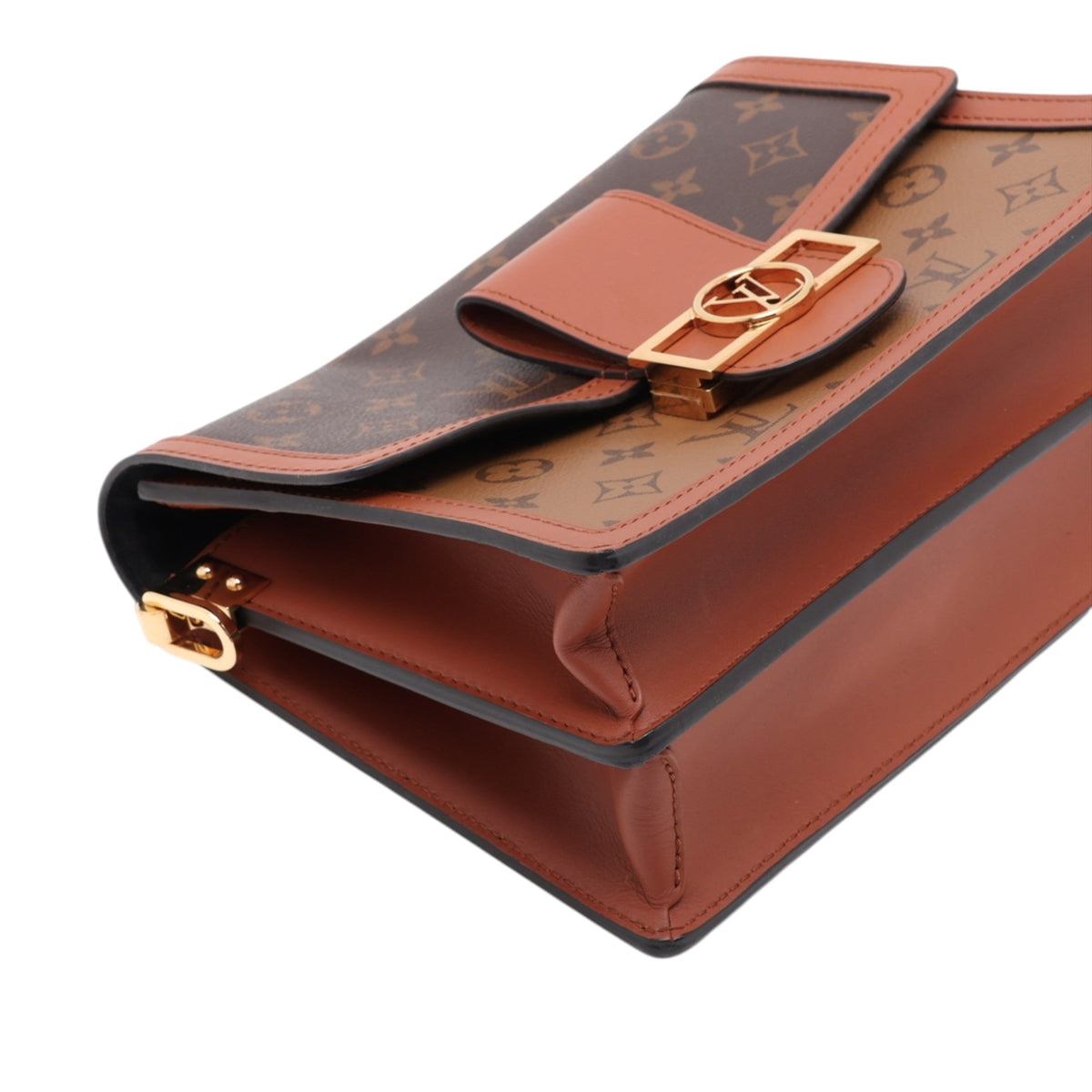 Louis Vuitton Monogram Reverse Dauphine MM — Brown