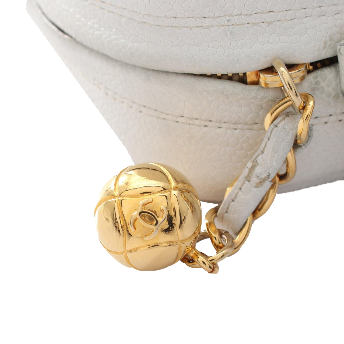 Chanel CC Quilted Caviar Coco Ball Camera Bag