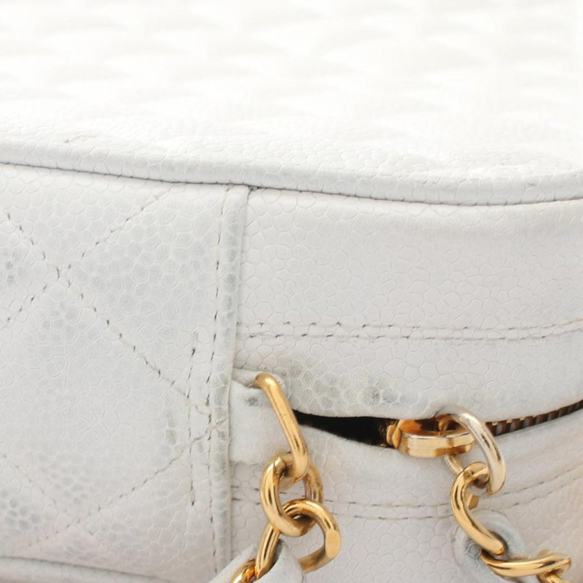 Chanel CC Quilted Caviar Coco Ball Camera Bag