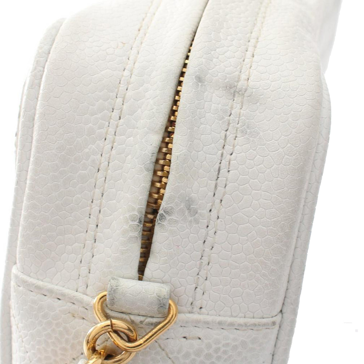 Chanel CC Quilted Caviar Coco Ball Camera Bag