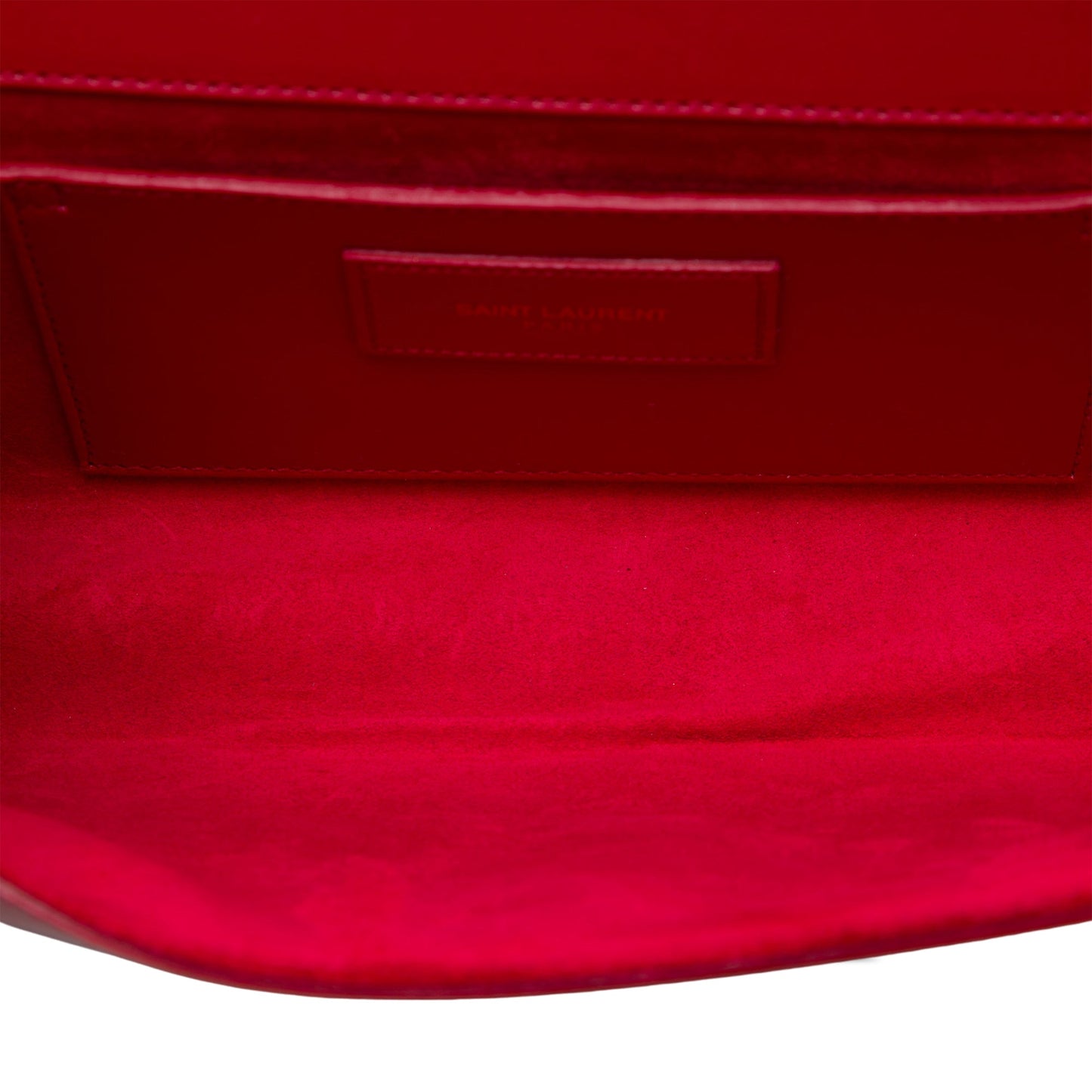 Saint Laurent Smooth Leather Cassandre Clutch