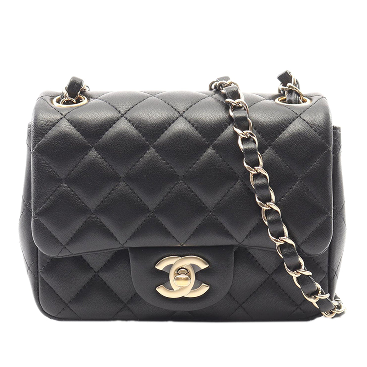Chanel Mini Square Classic Lambskin Single Flap