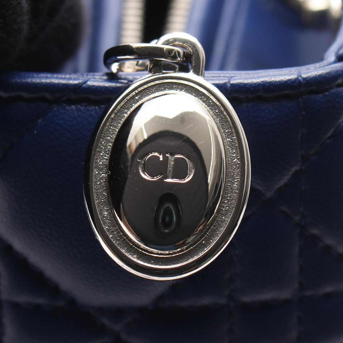 Dior Medium Lambskin Cannage Lady Dior