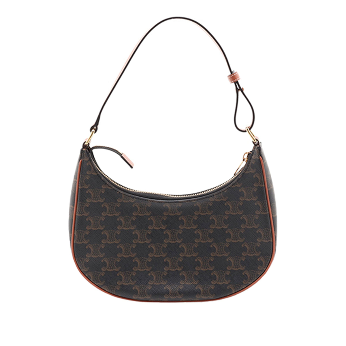 Celine Triomphe Coated Canvas Ava Shoulder Bag