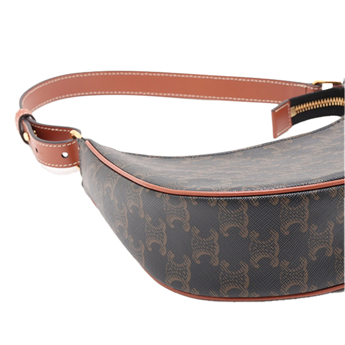 Celine Triomphe Coated Canvas Ava Shoulder Bag