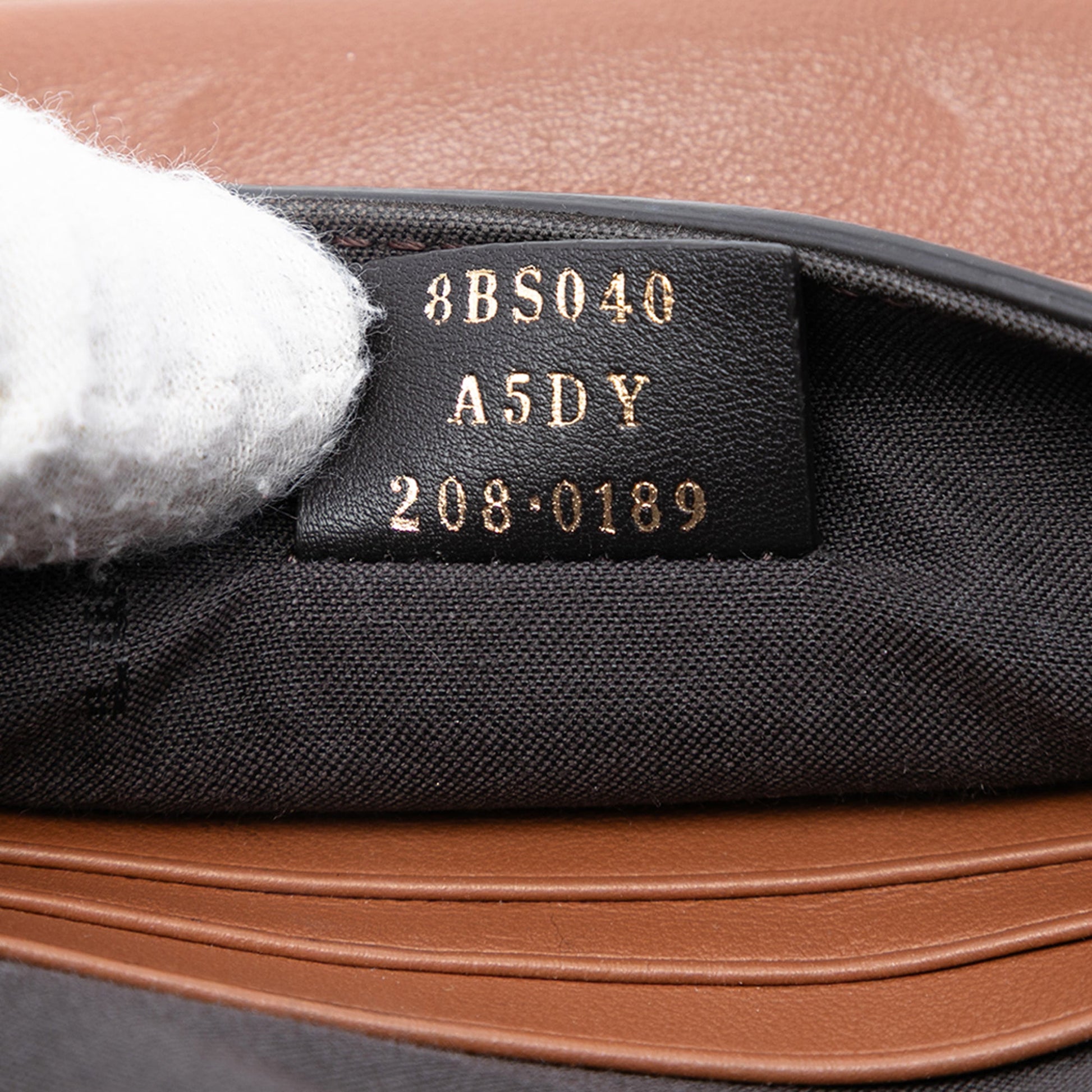 Fendi Leather Duo Baguette Crossbody