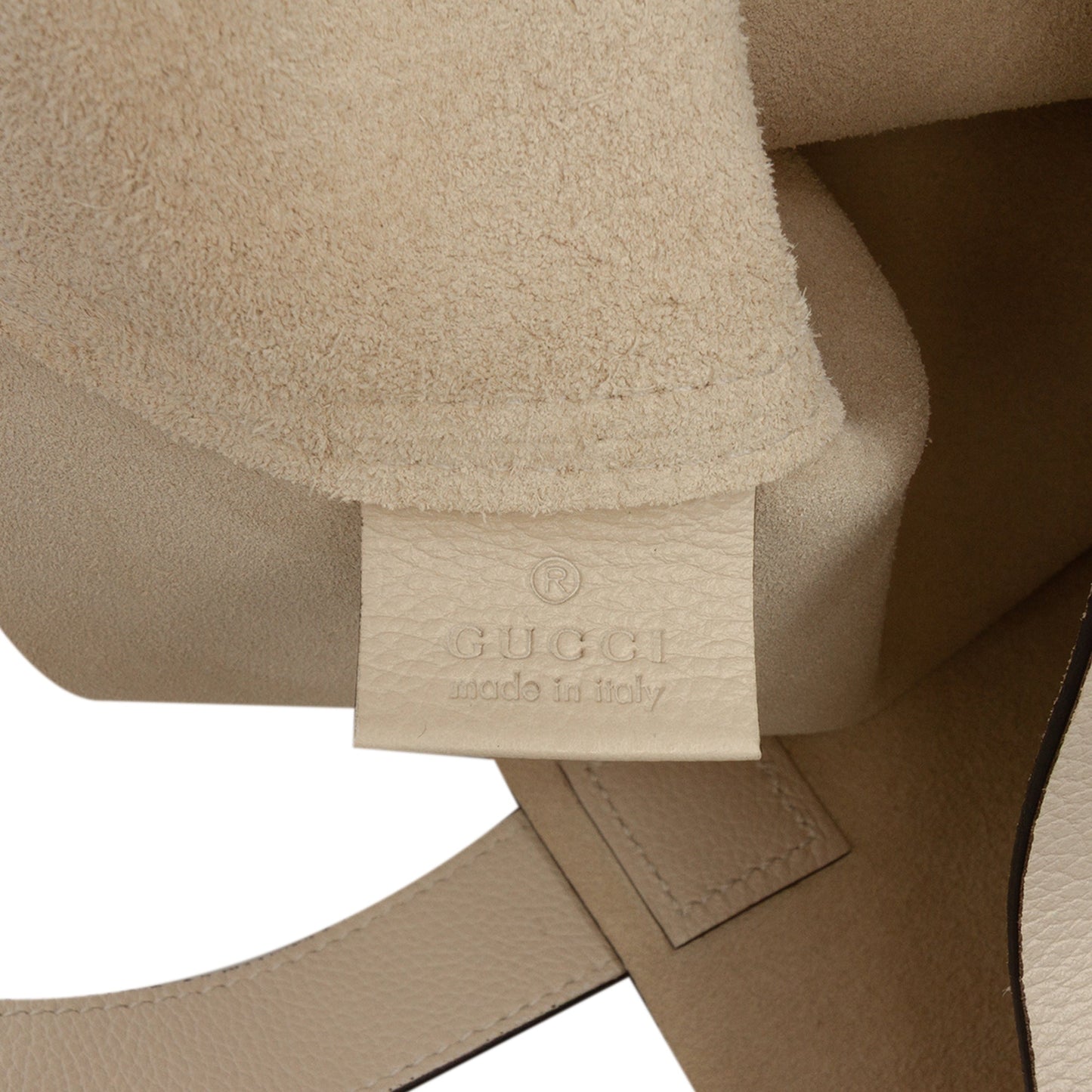 Gucci Calfskin Logo Tote