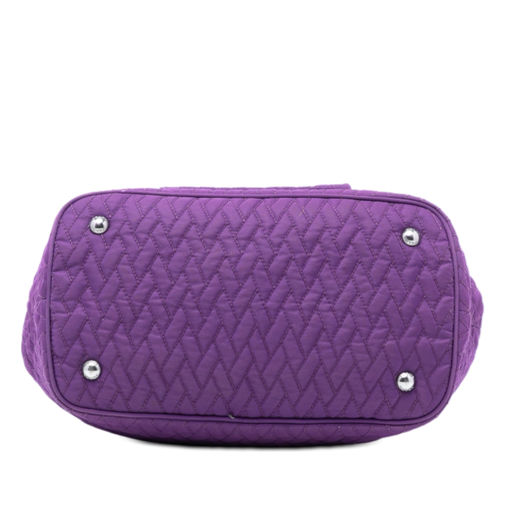 Prada Impuntu Tessuto Chain Tote