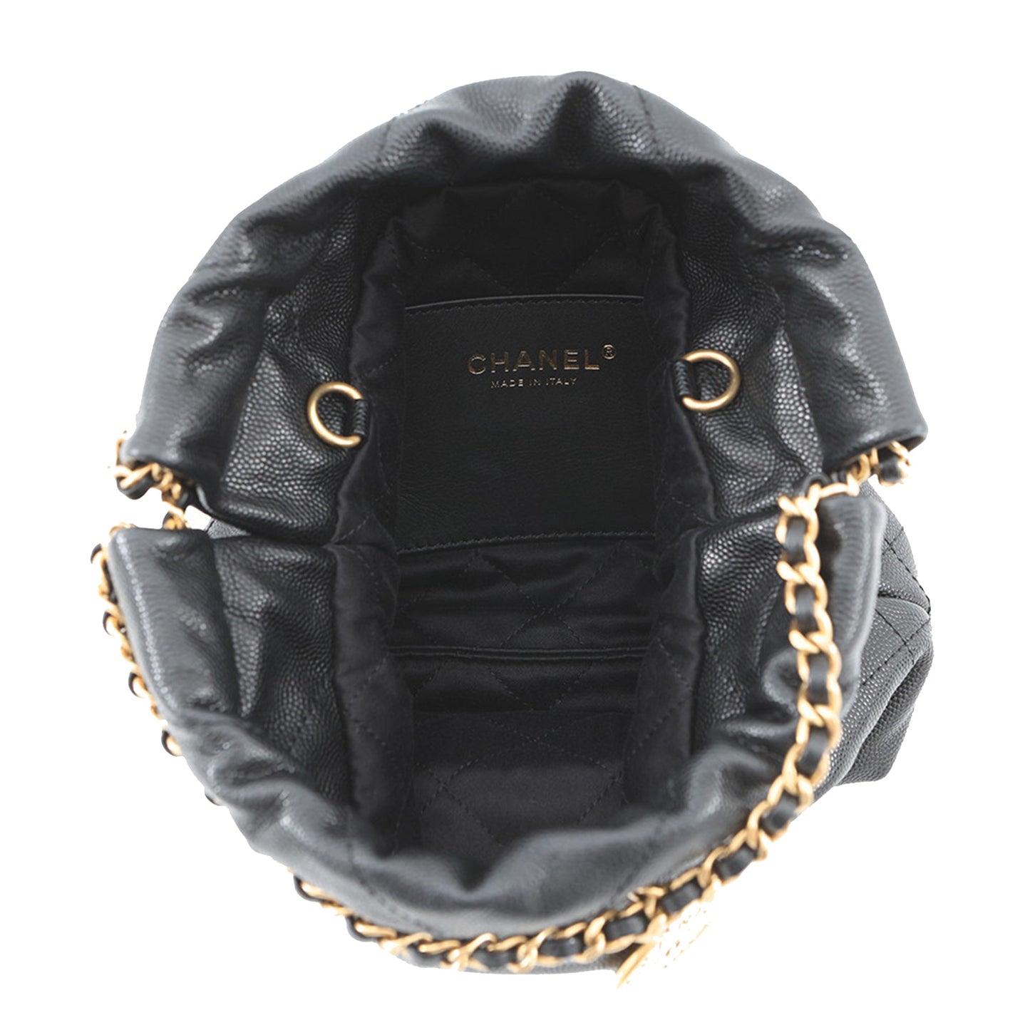Chanel Mini Shiny Caviar 22 Handbag