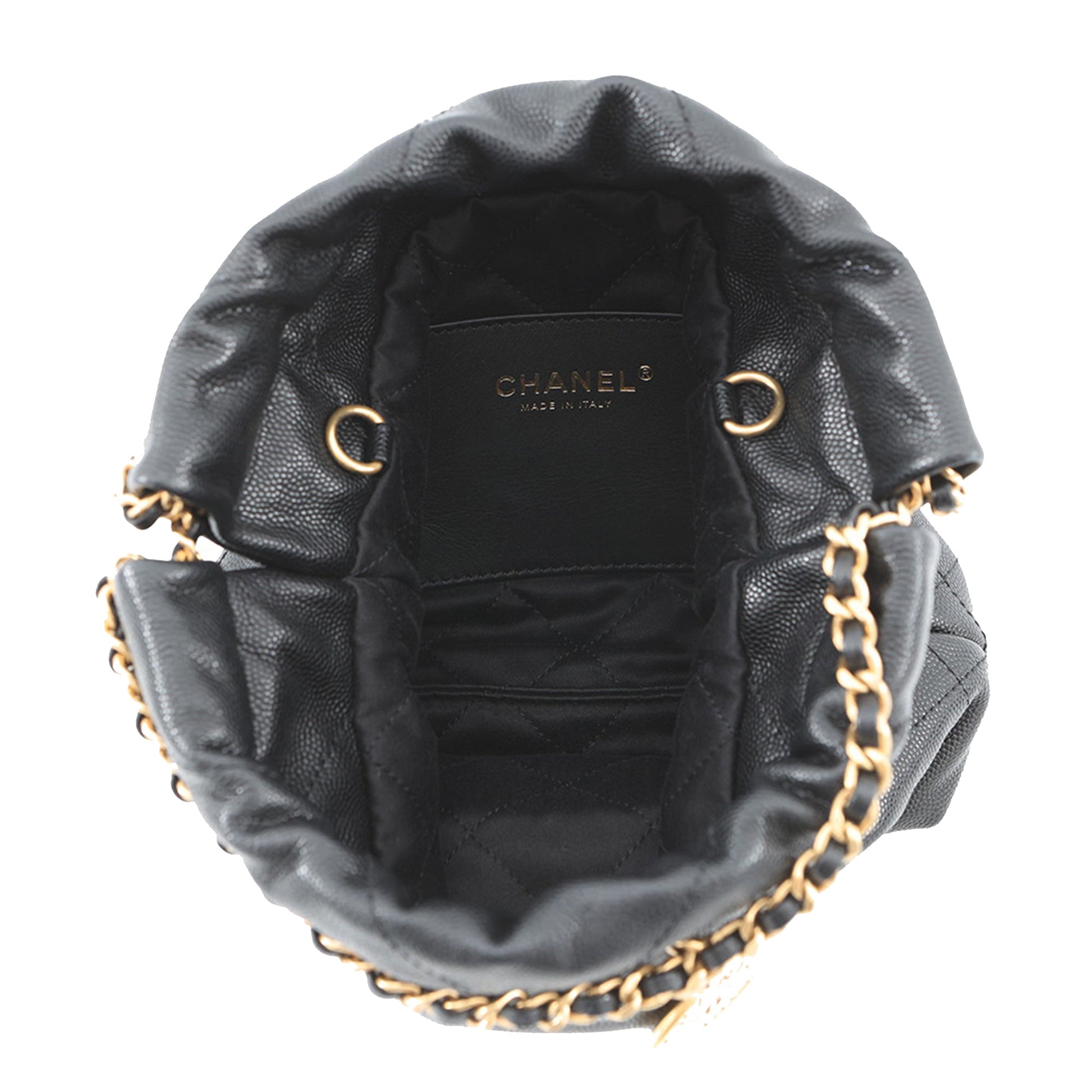 Chanel Mini Shiny Caviar 22 Handbag