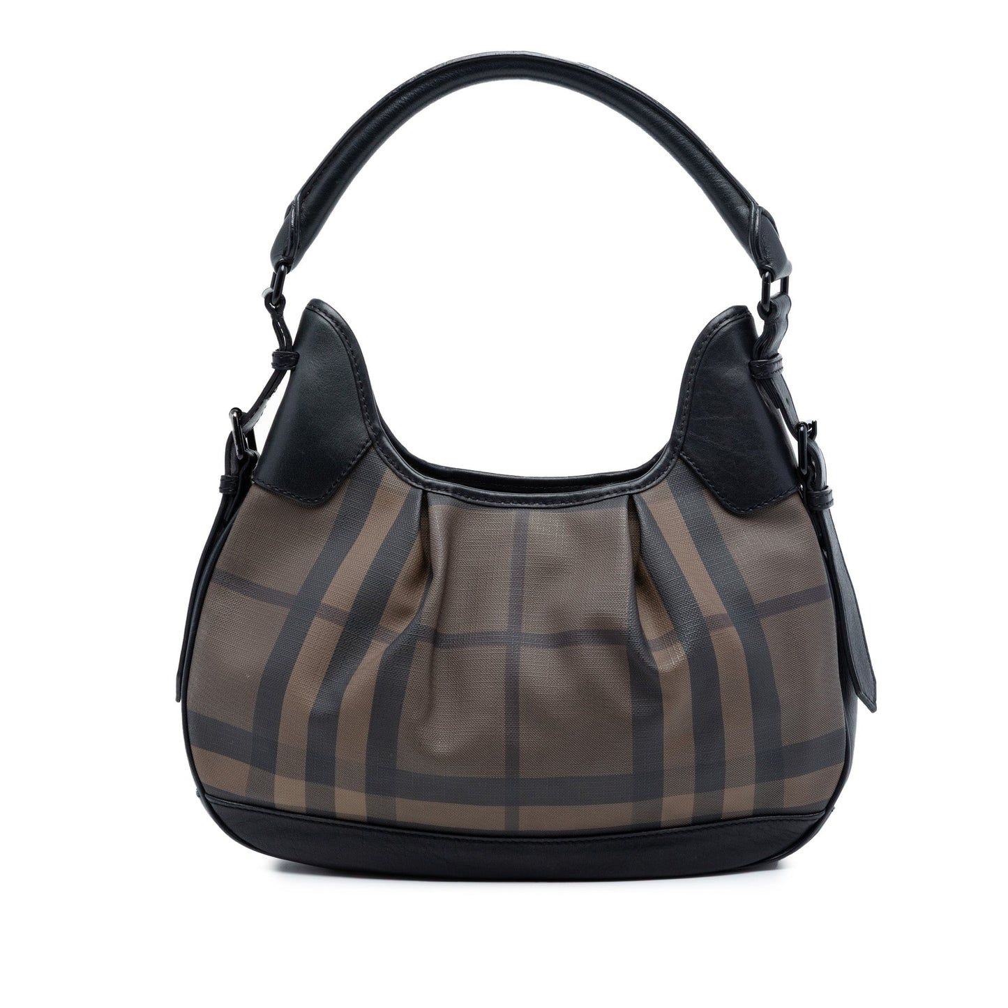 Smoked Check Coated Canvas Brooklyn Hobo