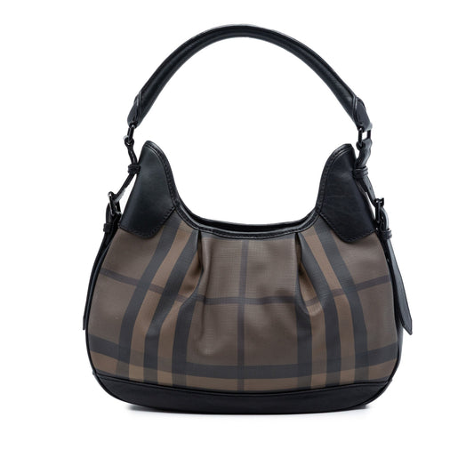 Smoked Check Coated Canvas Brooklyn Hobo