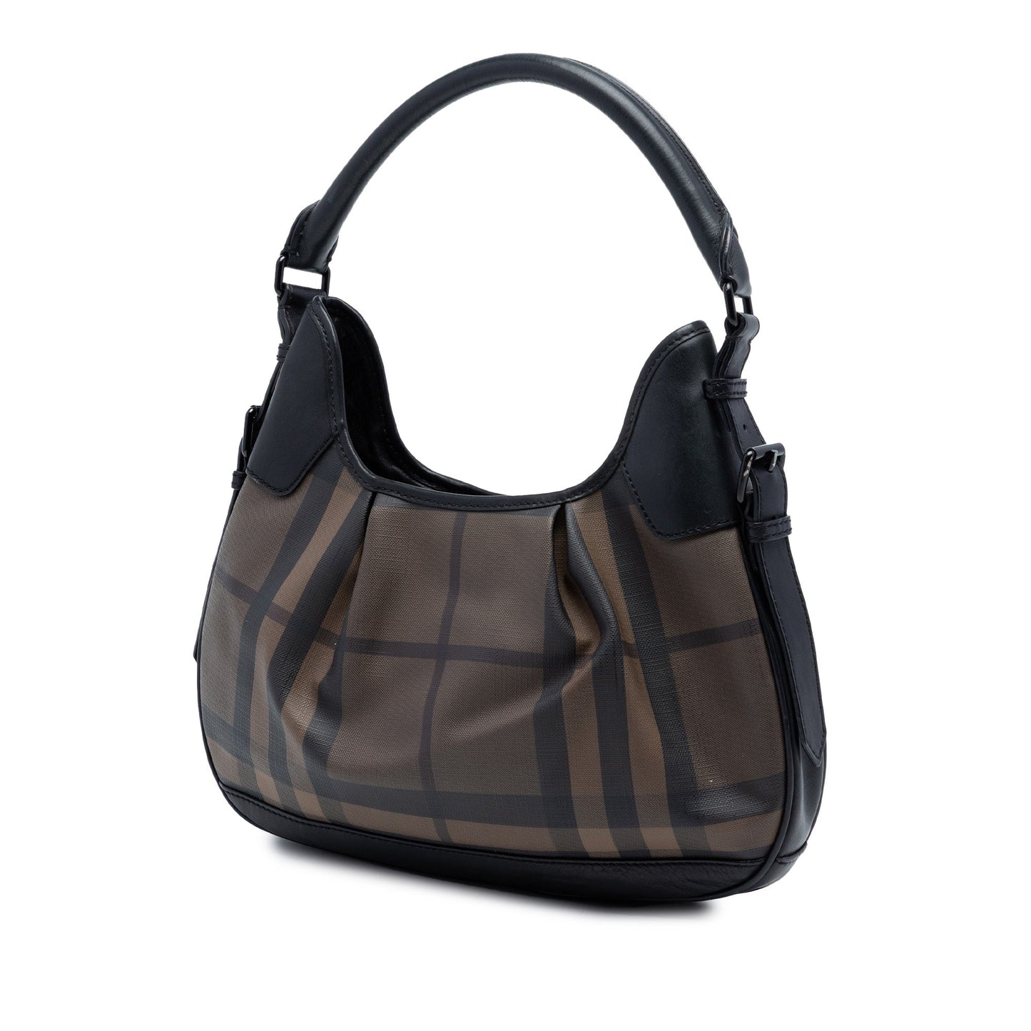 Smoked Check Coated Canvas Brooklyn Hobo