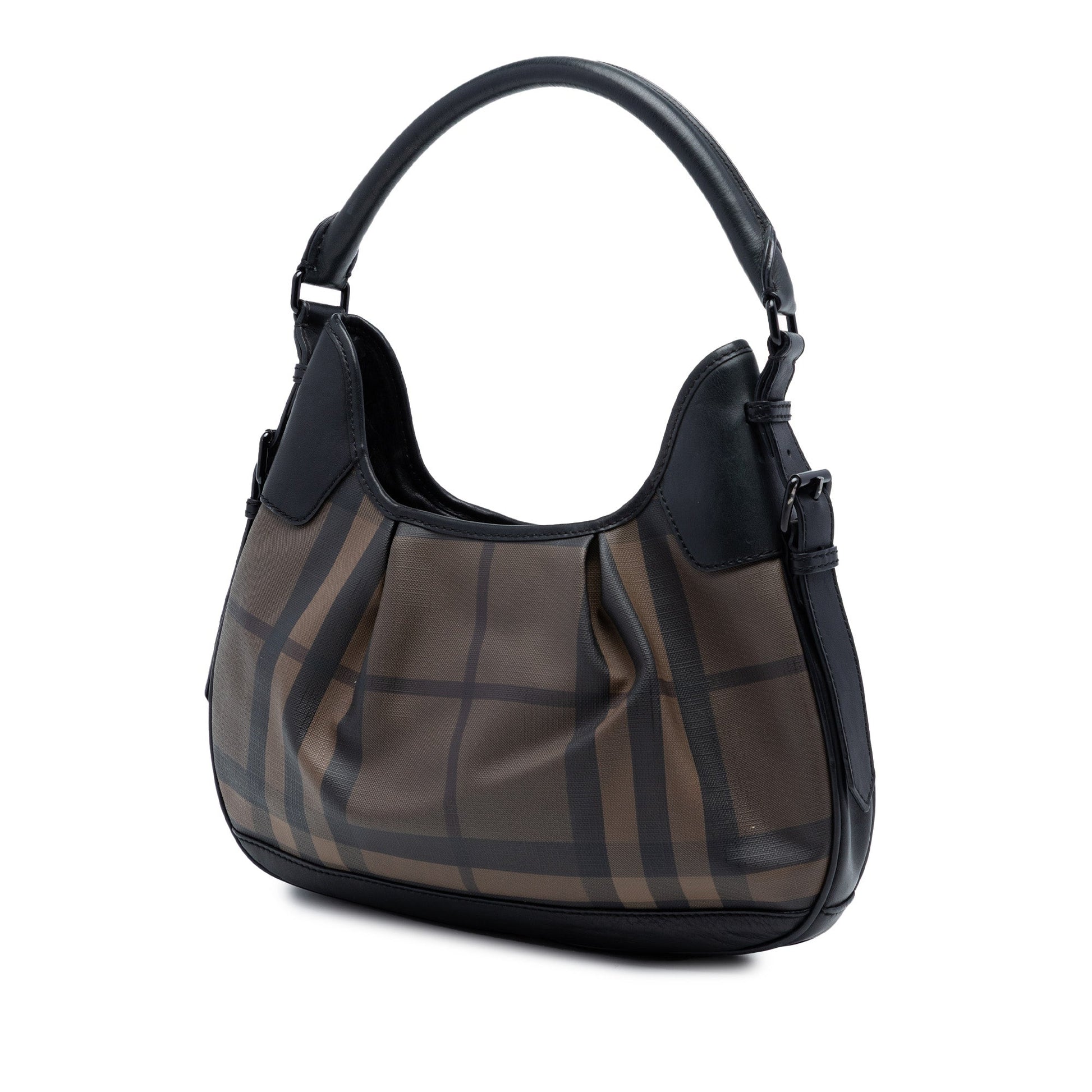 Smoked Check Coated Canvas Brooklyn Hobo