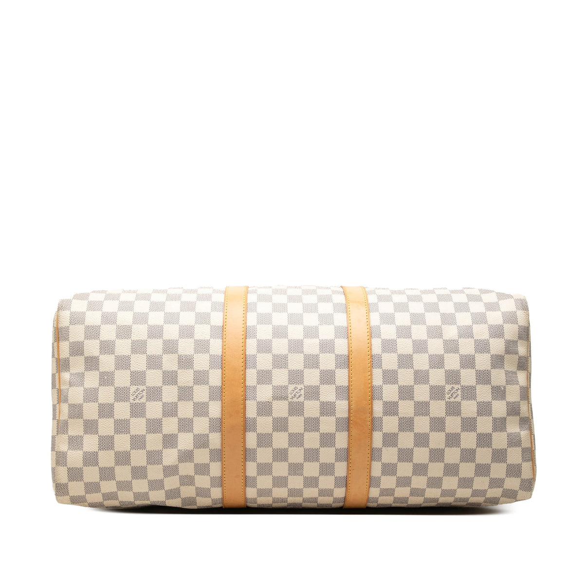 Louis Vuitton Damier Azur Keepall 50 — White