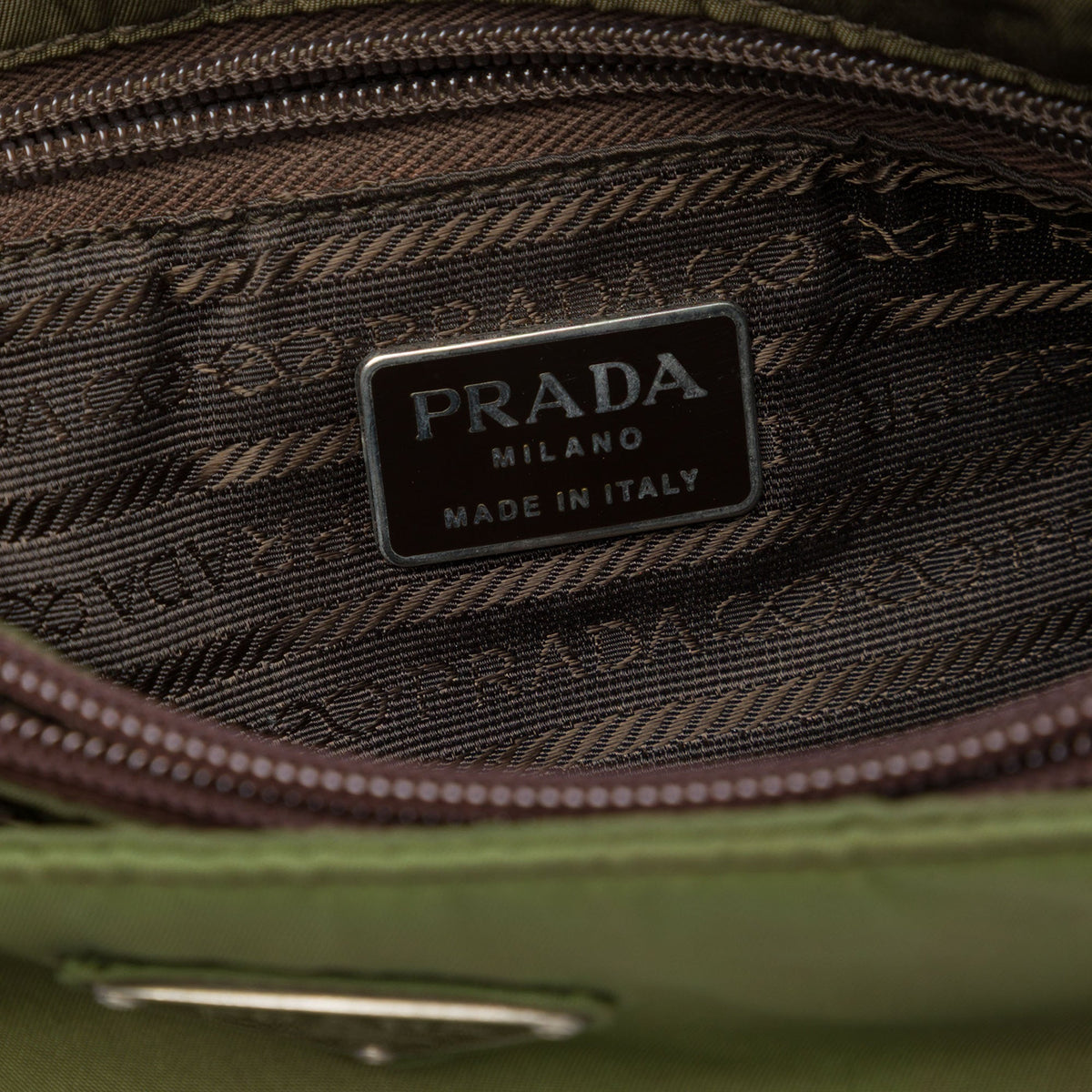 Prada Tessuto Tote — Green