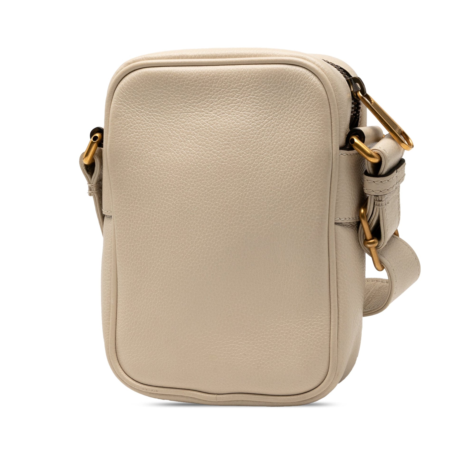 Gucci Mini Grained Calfskin Logo Crossbody