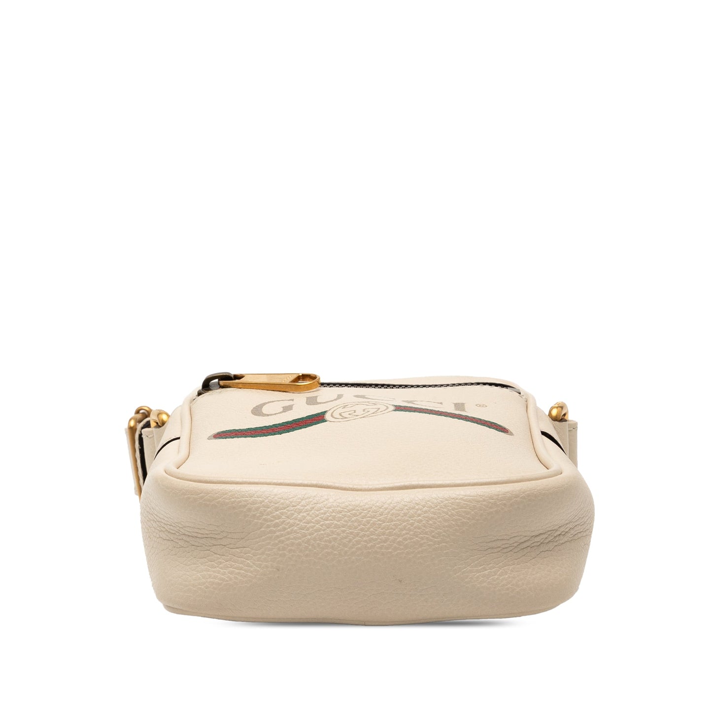 Gucci Mini Grained Calfskin Logo Crossbody