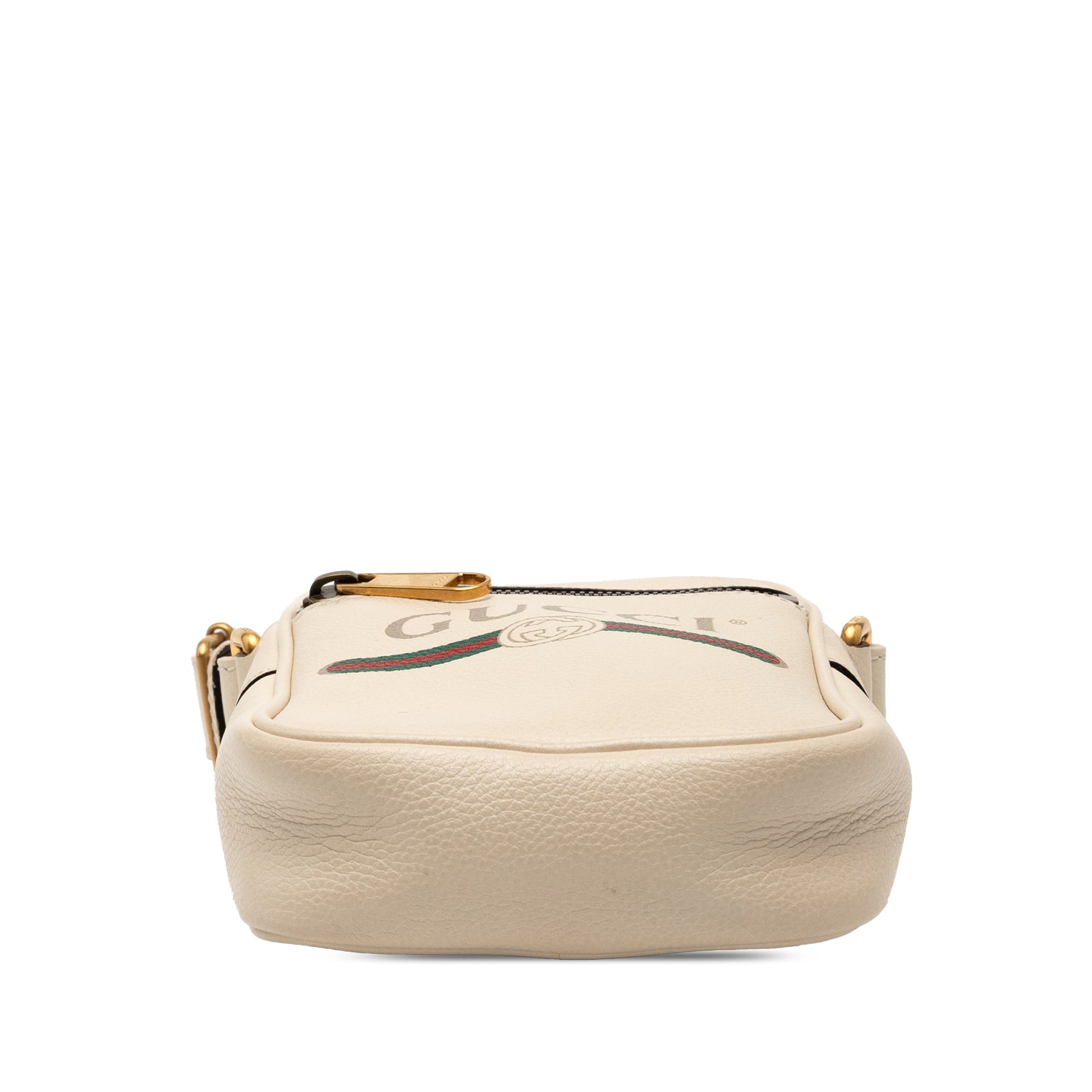 Gucci Mini Grained Calfskin Logo Crossbody