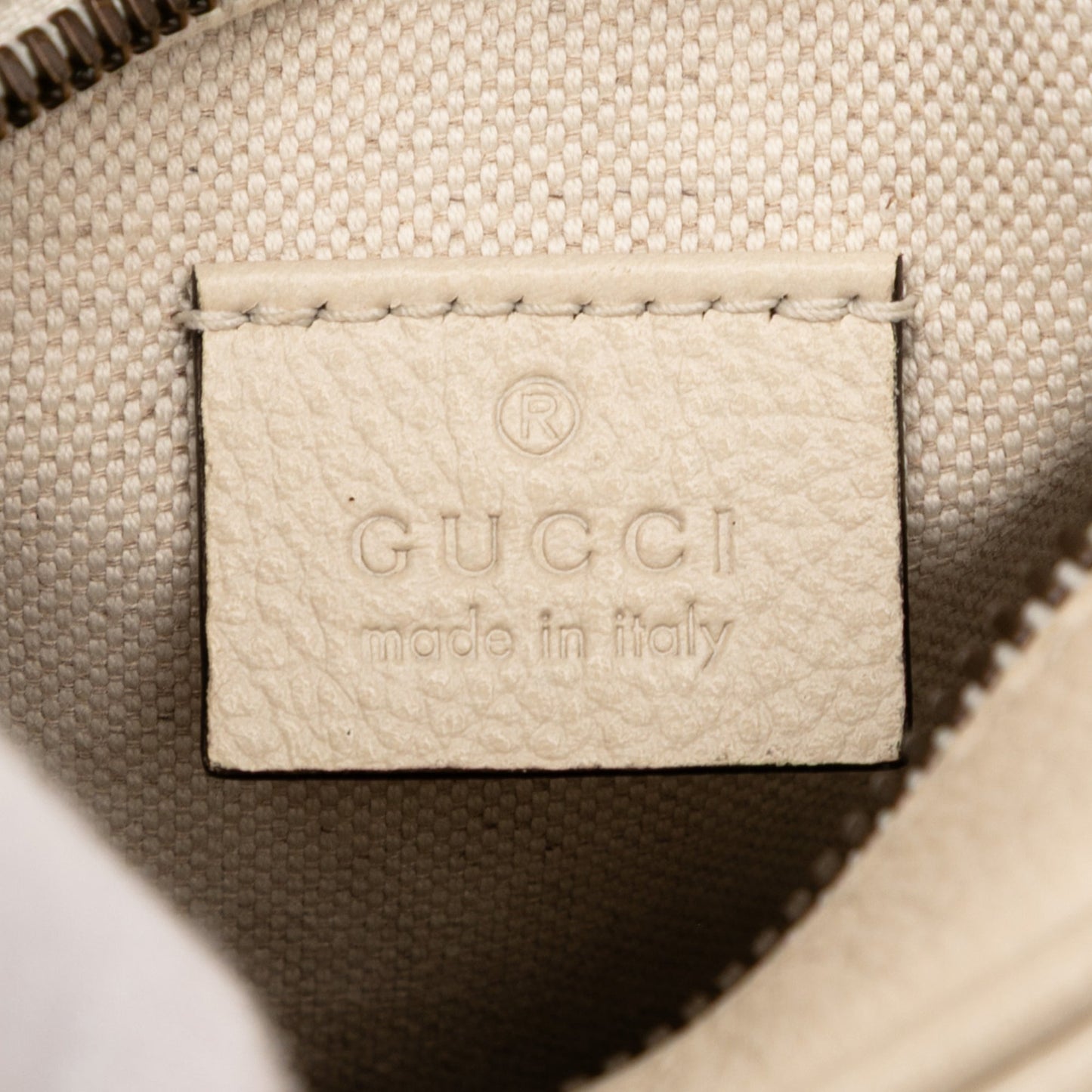 Gucci Mini Grained Calfskin Logo Crossbody
