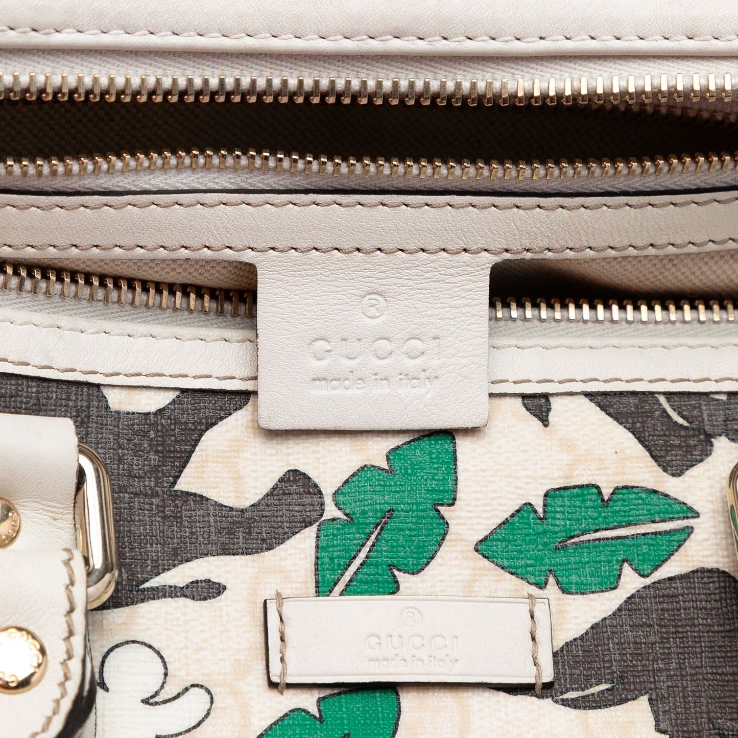 Gucci Limited Edition Medium GG Supreme Snowman In Africa Joy Boston Bag