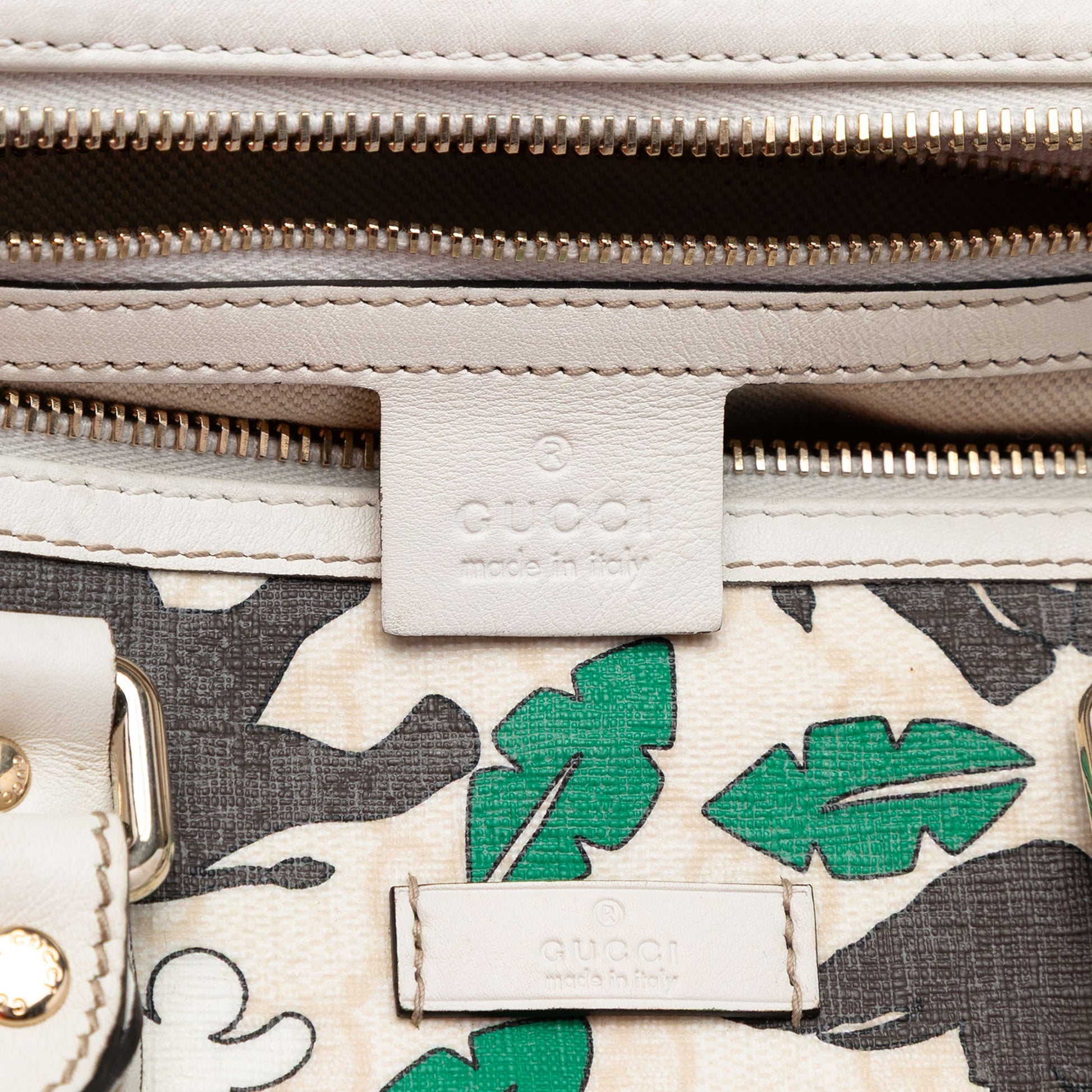 Gucci Limited Edition Medium GG Supreme Snowman In Africa Joy Boston Bag