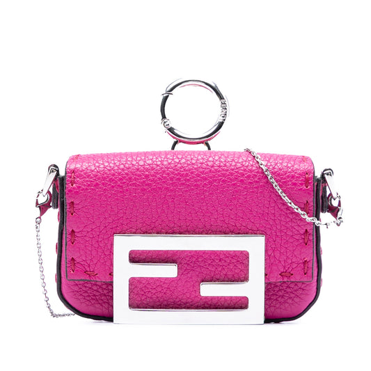 Fendi Nano Leather Baguette Charm