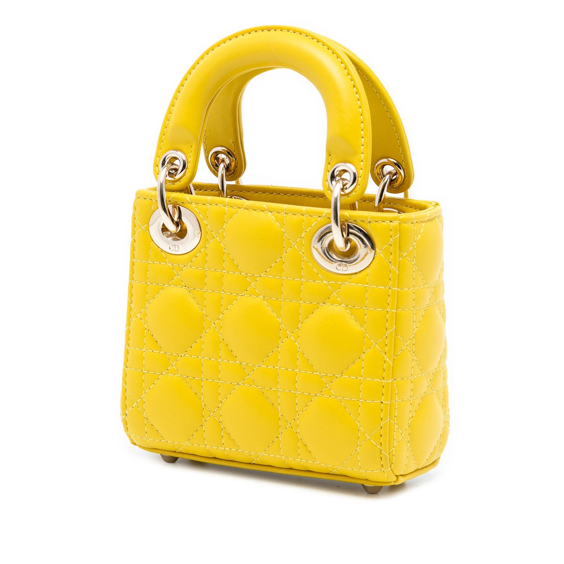 Dior Micro Lambskin Cannage Lady Dior
