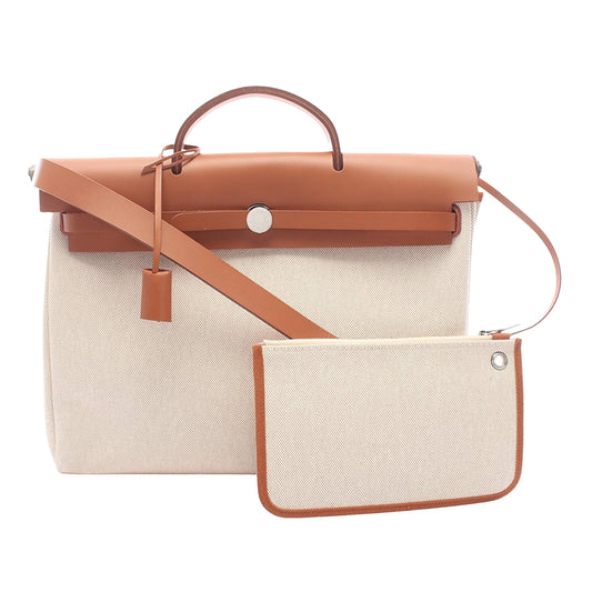Hermès Toile Herbag Zip 39