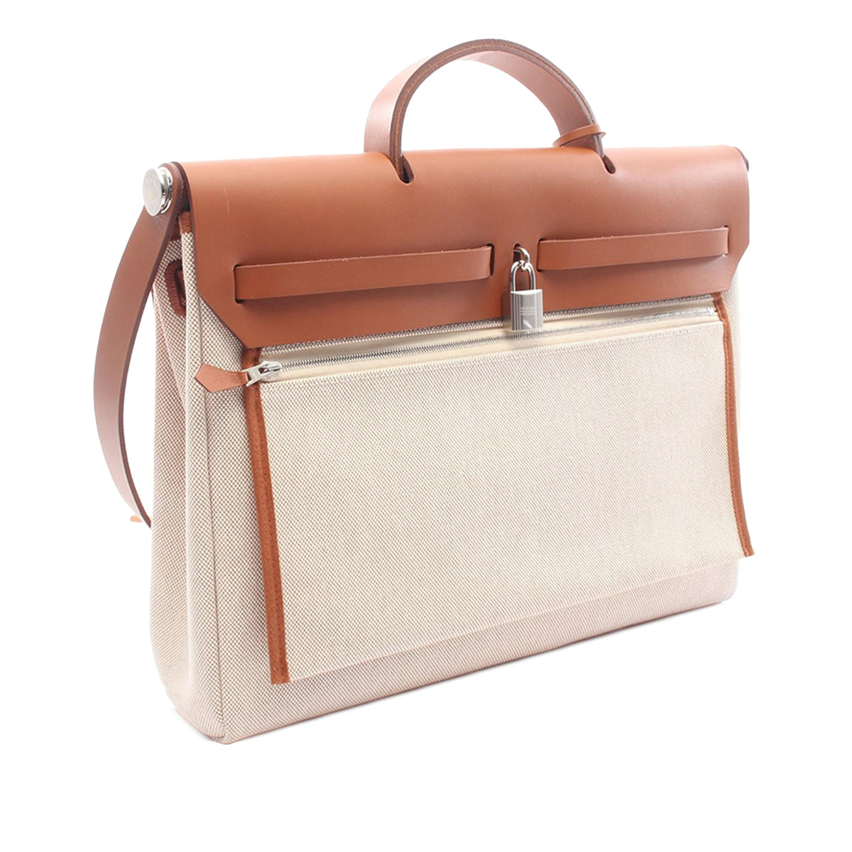 Hermès Toile Herbag Zip 39