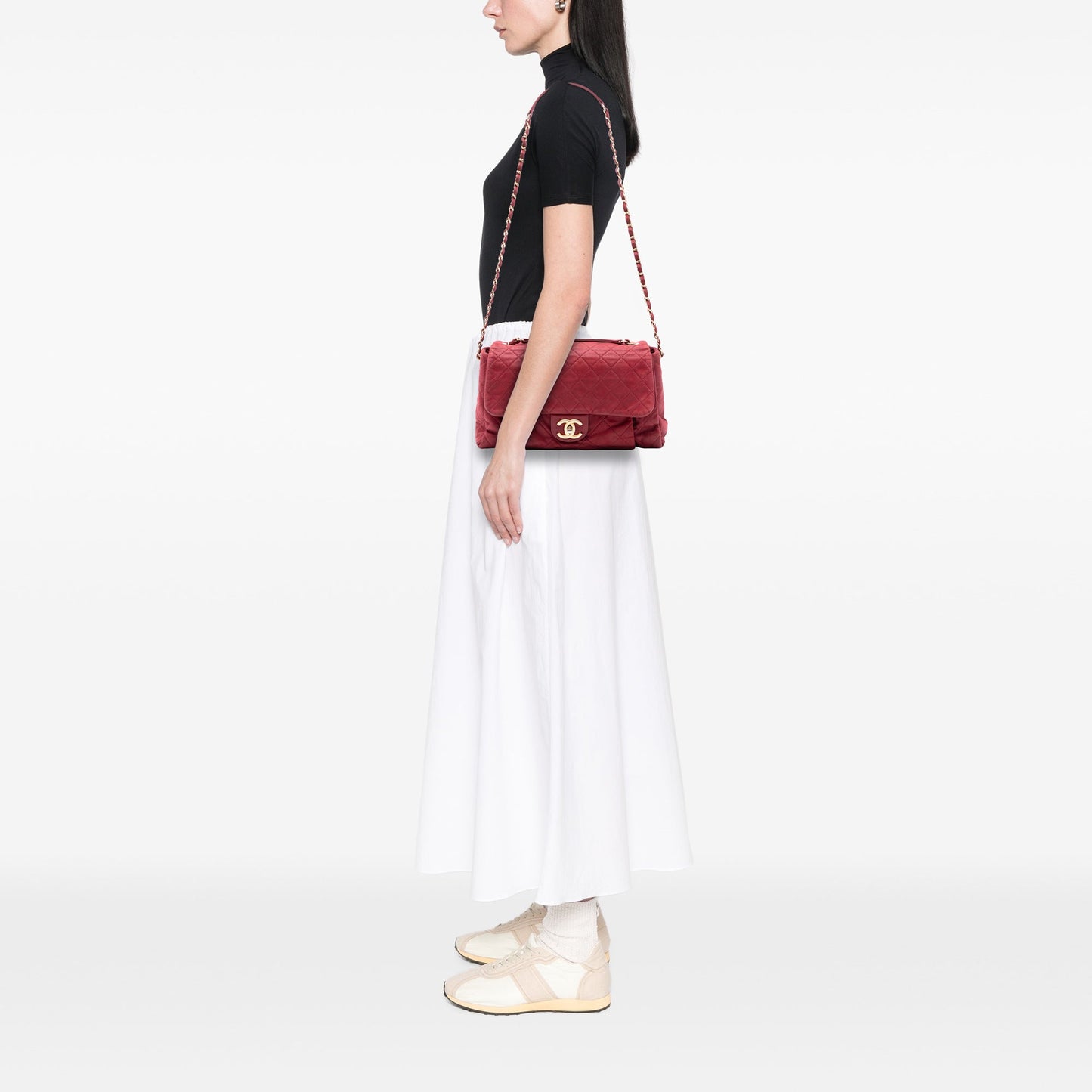 Chanel Large Aged Calfskin Chic Quilt Flap