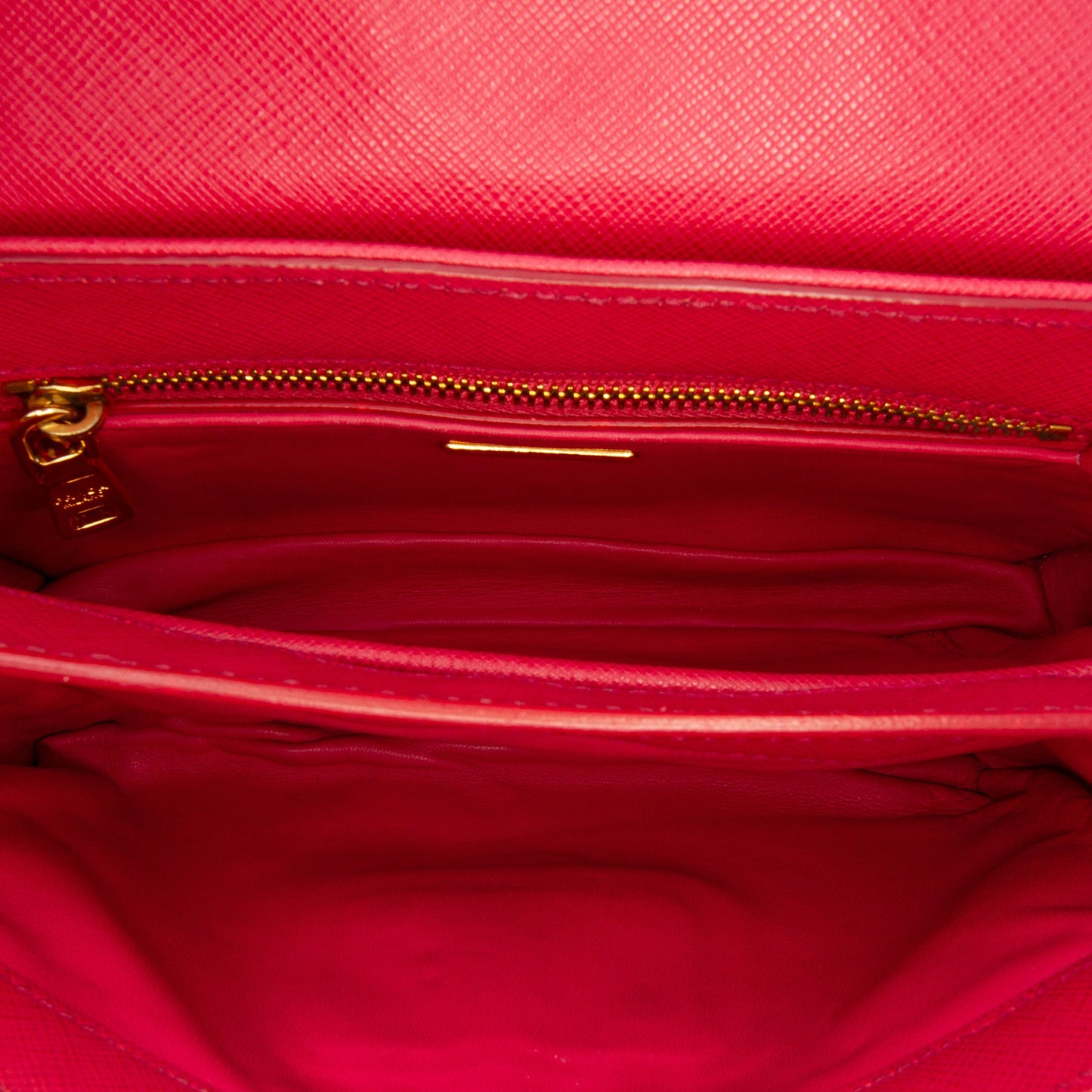 Prada Saffiano Sound Lock Satchel