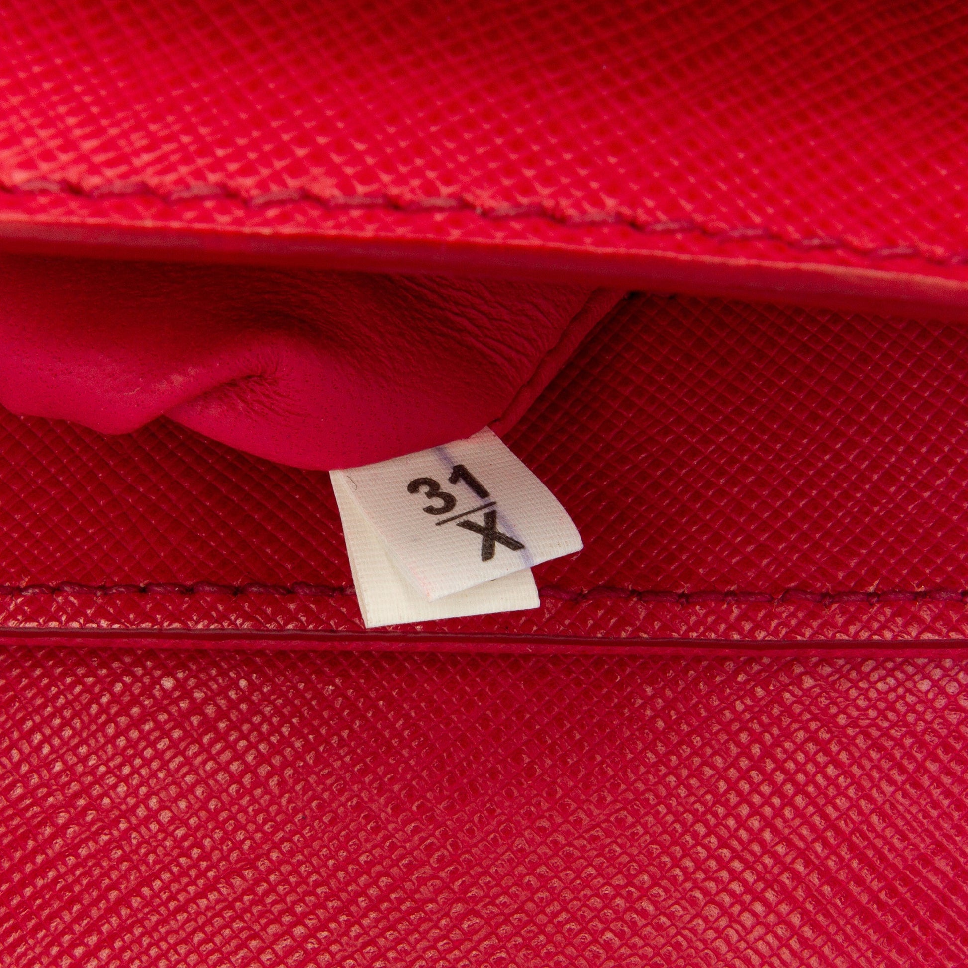 Prada Saffiano Sound Lock Satchel