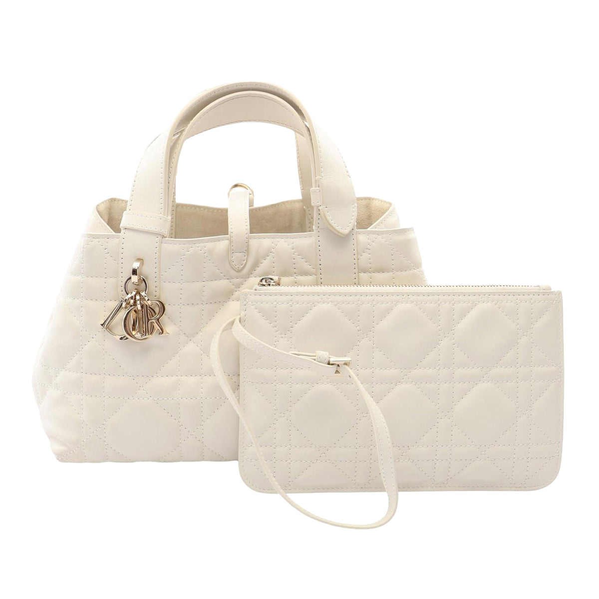 Dior Small Calfskin Macrocannage Toujours Handbag