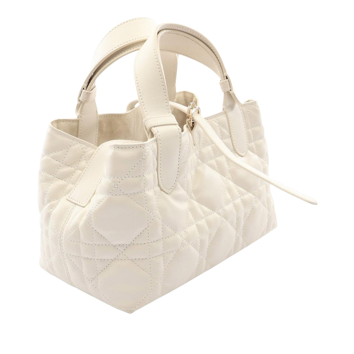 Dior Small Calfskin Macrocannage Toujours Handbag