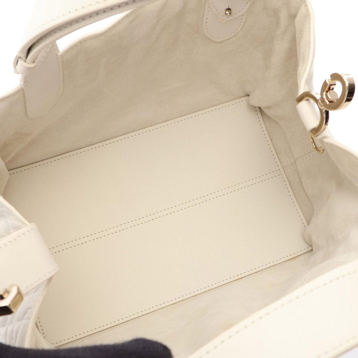Dior Small Calfskin Macrocannage Toujours Handbag