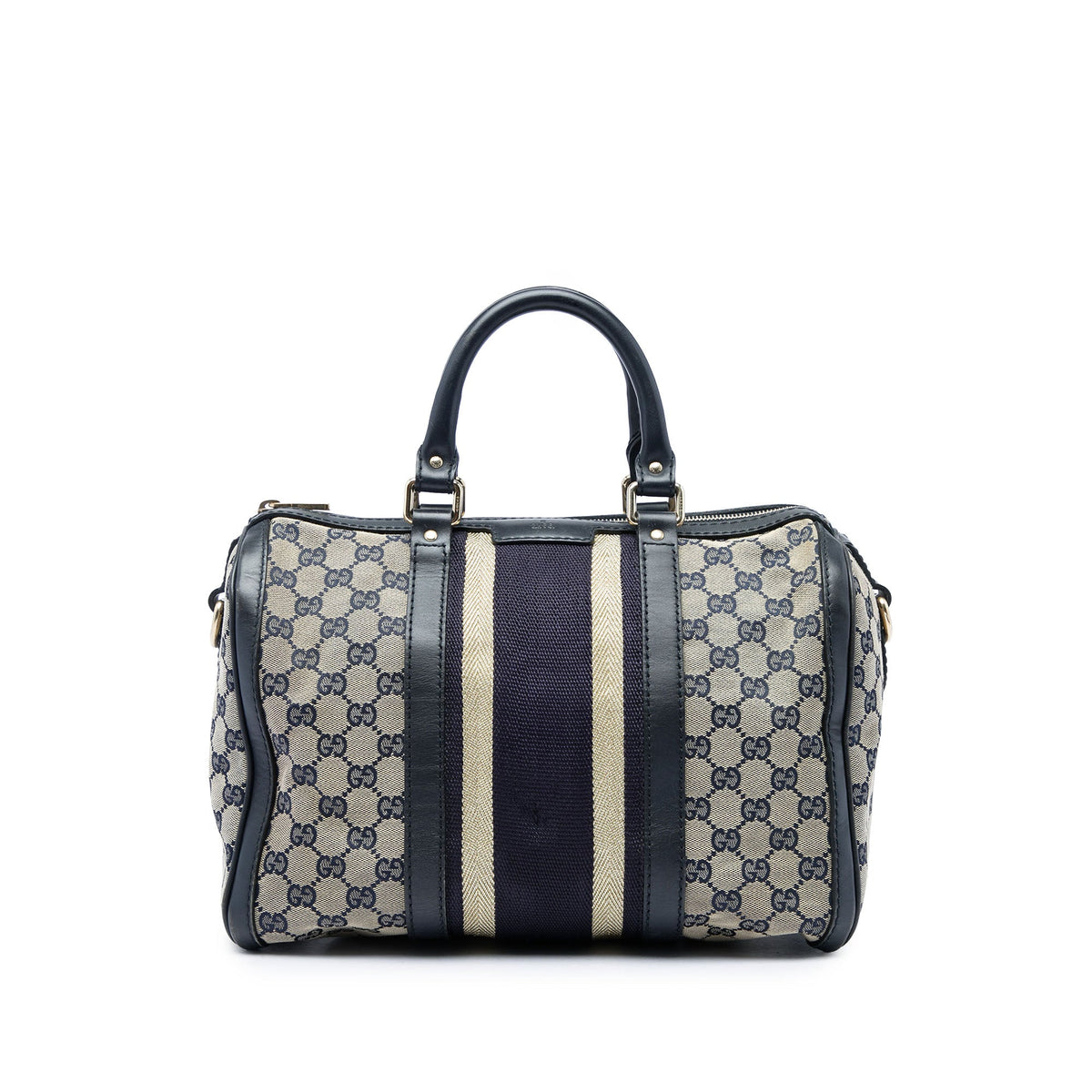 Gucci Medium GG Canvas Web Joy Boston Bag
