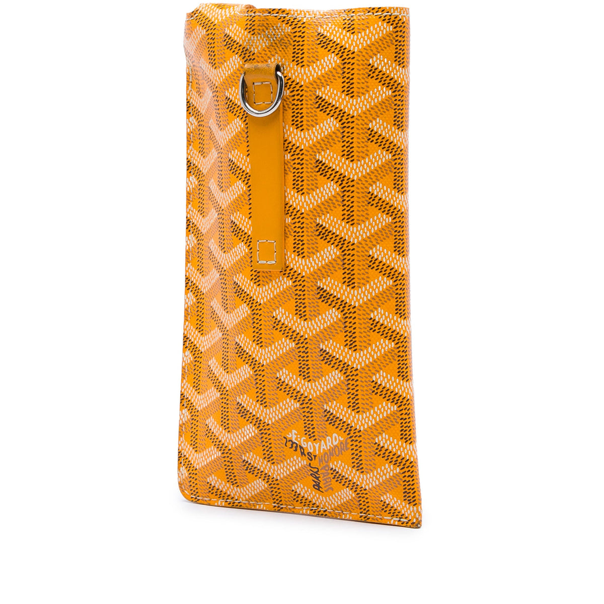 Goyard Goyardine Montmartre GM Glasses Case — Yellow